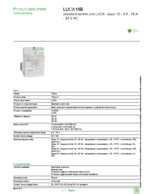 Datenblatt zu Schneider Electric LUCA18B, EAN: 3389110363920 Datenblatt zu Schneider Electric LUCA18B, EAN: 3389110363920