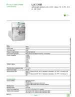 Datenblatt zu Schneider Electric LUCCX6B, EAN: 3389110364538 Datenblatt zu Schneider Electric LUCCX6B, EAN: 3389110364538