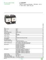 Datenblatt zu Schneider Electric LC2D95P7, EAN: 3389110458497 Datenblatt zu Schneider Electric LC2D95P7, EAN: 3389110458497