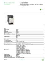 Datenblatt zu Schneider Electric LC1D093ND, EAN: 3389110805864 Datenblatt zu Schneider Electric LC1D093ND, EAN: 3389110805864