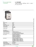 Datenblatt zu Schneider Electric LC1D096B7, EAN: 3389110802443 Datenblatt zu Schneider Electric LC1D096B7, EAN: 3389110802443