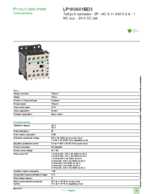 Datenblatt zu Schneider Electric LP1K0601BD3, EAN: 3389110428490 Datenblatt zu Schneider Electric LP1K0601BD3, EAN: 3389110428490