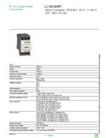 Datenblatt zu Schneider Electric LC1D183P7, EAN: 3389110803785 Datenblatt zu Schneider Electric LC1D183P7, EAN: 3389110803785