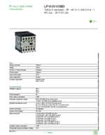 Datenblatt zu Schneider Electric LP1K09105BD, EAN: 3389110496550 Datenblatt zu Schneider Electric LP1K09105BD, EAN: 3389110496550