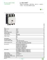 Datenblatt zu Schneider Electric LC1D1156F7, EAN: 3389110380798 Datenblatt zu Schneider Electric LC1D1156F7, EAN: 3389110380798