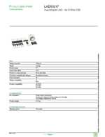 Datenblatt zu Schneider Electric LAD93217, EAN: 3389110862850 Datenblatt zu Schneider Electric LAD93217, EAN: 3389110862850