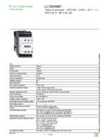 Datenblatt zu Schneider Electric LC1D098E7, EAN: 3389110249965 Datenblatt zu Schneider Electric LC1D098E7, EAN: 3389110249965