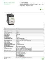 Datenblatt zu Schneider Electric LC1D128RD, EAN: 3389110415582 Datenblatt zu Schneider Electric LC1D128RD, EAN: 3389110415582