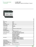 Datenblatt zu Schneider Electric LC2D115F7, EAN: 3389110531183 Datenblatt zu Schneider Electric LC2D115F7, EAN: 3389110531183
