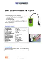 Datenblatt zu Elma 8410, EAN: 5706445140350 Datenblatt zu Elma 8410, EAN: 5706445140350