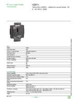 Datenblatt zu Schneider Electric VZN11, EAN: 3389110760019
