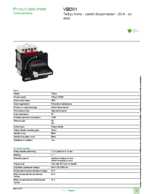 Datenblatt zu Schneider Electric VBD01, EAN: 3389110724912