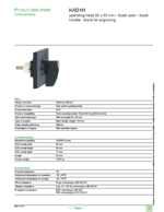 Datenblatt zu Schneider Electric KAD1H, EAN: 3389110980578