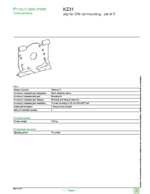 Datenblatt zu Schneider Electric KZ31, EAN: 3389110475708