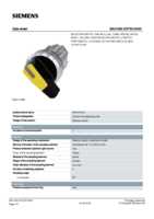 Datenblatt zu Siemens 3SU10522CF300AA0, EAN: 4011209969759