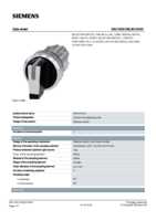 Datenblatt zu Siemens 3SU10522BL600AA0, EAN: 4011209969780