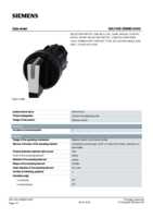 Datenblatt zu Siemens 3SU10022BM600AA0, EAN: 4011209955424