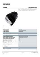 Datenblatt zu Siemens 3SU10022BF600AA0, EAN: 4011209956148