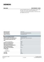 Datenblatt zu Siemens 3SU10005BL110AA0, EAN: 4011209950658