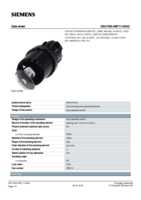 Datenblatt zu Siemens 3SU10005BF110AA0, EAN: 4011209950627