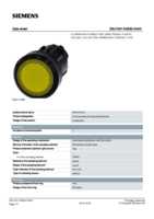 Datenblatt zu Siemens 3SU10010AB300AA0, EAN: 4011209955714