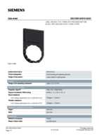 Datenblatt zu Siemens 3SU19000AS100AA0, EAN: 4011209963740
