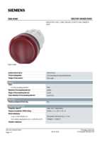 Datenblatt zu Siemens 3SU10016AA200AA0, EAN: 4011209946361