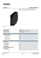 Datenblatt zu Siemens 3SU14001AA103DA0, EAN: 4011209951006