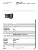 Datenblatt zu Schneider Electric XB6ECA21P, EAN: 3389110626131