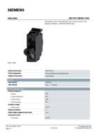 Datenblatt zu Siemens 3SU14012BH201AA0, EAN: 4011209938793