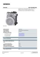 Datenblatt zu Siemens 3SU11526AA603AA0, EAN: 4011209958531