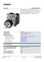Datenblatt zu Siemens 3SU11504BF013PA0, EAN: 4011209956612