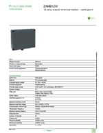 Datenblatt zu Schneider Electric ZARB12W, EAN: 3606480610387