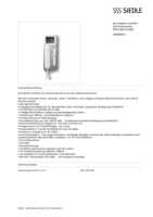 Datenblatt zu Siedle 200044613-00, EAN: 4015739446131 Datenblatt zu Siedle 200044613-00, EAN: 4015739446131