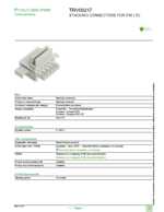 Datenblatt zu Schneider Electric TRV00217, EAN: 3606480025259 Datenblatt zu Schneider Electric TRV00217, EAN: 3606480025259