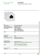 Datenblatt zu Schneider Electric TRV00870, EAN: 3606480025334 Datenblatt zu Schneider Electric TRV00870, EAN: 3606480025334