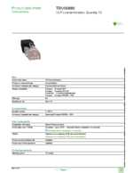 Datenblatt zu Schneider Electric TRV00880, EAN: 3606480025358 Datenblatt zu Schneider Electric TRV00880, EAN: 3606480025358