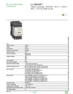 Datenblatt zu Schneider Electric LC1D65AF7, EAN: 3389119408974 Datenblatt zu Schneider Electric LC1D65AF7, EAN: 3389119408974