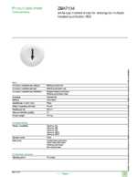 Datenblatt zu Schneider Electric ZBA7134, EAN: 3389119044257 Datenblatt zu Schneider Electric ZBA7134, EAN: 3389119044257