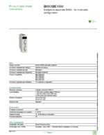Datenblatt zu Schneider Electric BMXXBE1000, EAN: 3595863992175