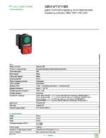 Datenblatt zu Schneider Electric XB5AW73731B5, EAN: 3389119043540