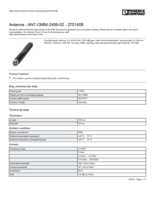 Datenblatt zu Phoenix Contact 2701408, EAN: 4046356746731 Datenblatt zu Phoenix Contact 2701408, EAN: 4046356746731