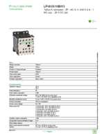 Datenblatt zu Schneider Electric LP4K0610BW3, EAN: 3389110428568 Datenblatt zu Schneider Electric LP4K0610BW3, EAN: 3389110428568