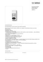 Datenblatt zu Siedle 200041511-00, EAN: 4015739415113