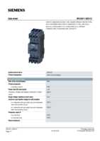 Datenblatt zu Siemens 3RV28110ED10, EAN: 4011209767775