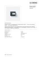 Datenblatt zu Siedle 200036356-00, EAN: 4015739363568 Datenblatt zu Siedle 200036356-00, EAN: 4015739363568