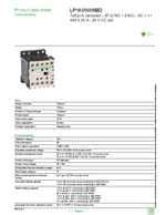 Datenblatt zu Schneider Electric LP1K09008BD, EAN: 3389110495836 Datenblatt zu Schneider Electric LP1K09008BD, EAN: 3389110495836
