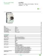 Datenblatt zu Schneider Electric GV2P20, EAN: 3389110213515