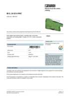 Datenblatt zu Phoenix Contact 2861234, EAN: 4017918894177 Datenblatt zu Phoenix Contact 2861234, EAN: 4017918894177