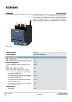 Datenblatt zu Siemens 3RB31334UB0, EAN: 4011209936522 Datenblatt zu Siemens 3RB31334UB0, EAN: 4011209936522